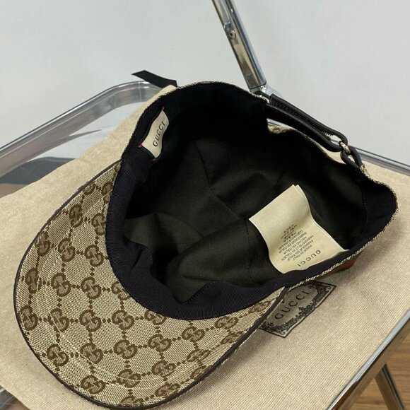 ✨💗 NWT 🆕️Gucci GG Monogram Canvas Baseball Hat Unisex Baseball Cap 💗✨ - Picture 6 of 6